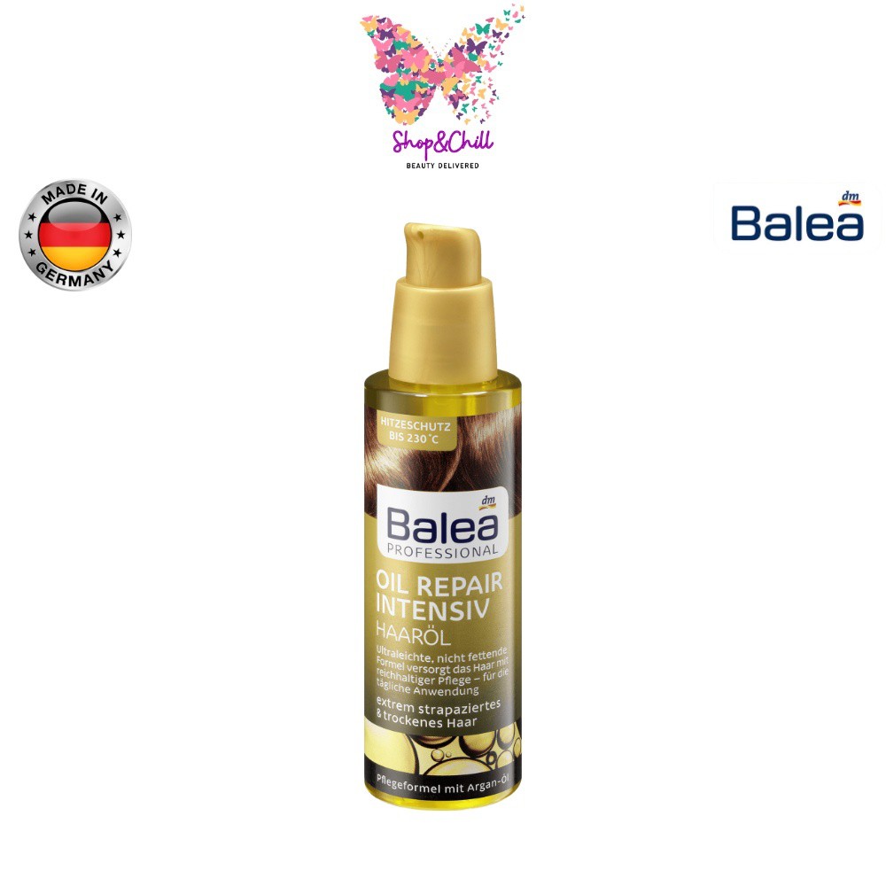 น้ำมันบำรุงเส้นผม Balea Professional Oil Repair Intensive Hair Oil 100 ml