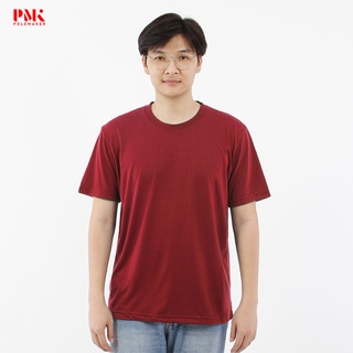 เสื้อยืดผ้าเรียบ นิ่ม ไม่ย้วย Comfort Jersey สีแดง 02TKJ05 - PMK Polomaker