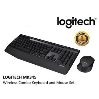 ⚡️คีย์บอร์ดและเมาส์ไร้สาย⚡️ LOGITECH MK345 Wireless Combo KEYBOARD & MOUSE (คีย์ไทย-อังกฤษ) ประกัน 1 ปี