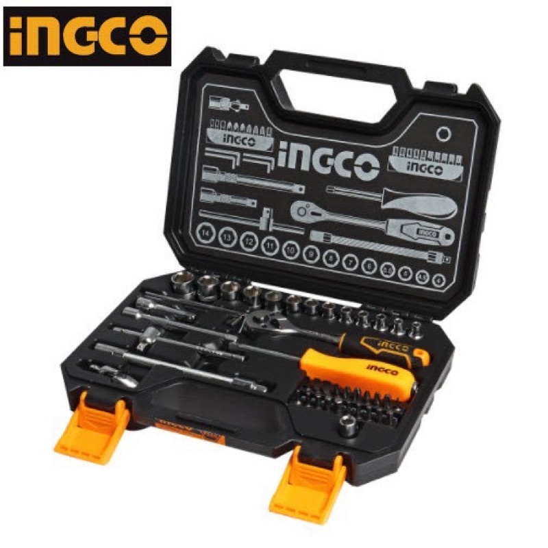 INGCO ชุดลูกบล็อก 1/4นิ้ว HKTS14451