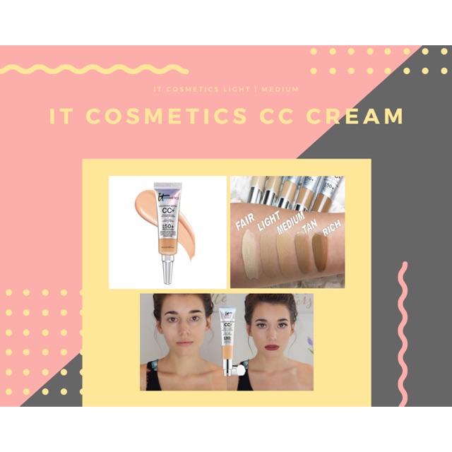 It cosmetic cc ซีซีครีม ขนาด Tester 2ml