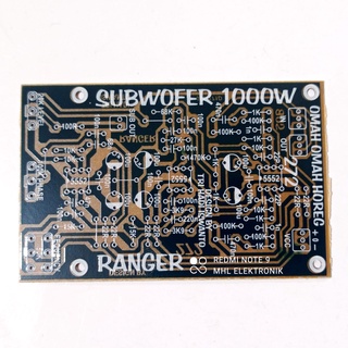 ตัวกรองซับวูฟเฟอร์ PCB 1000w 272