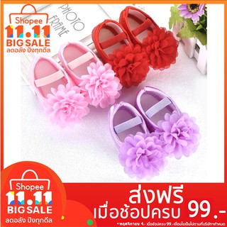 ช้โค้ด CBBABY30 ลดเลย 30% ลดสูงสุดถึง 60บาท  รองเท้าผู้หญิงปลายอ่อนทารกแรกเกิดรองเท้าลื่นระบายอากาศได้