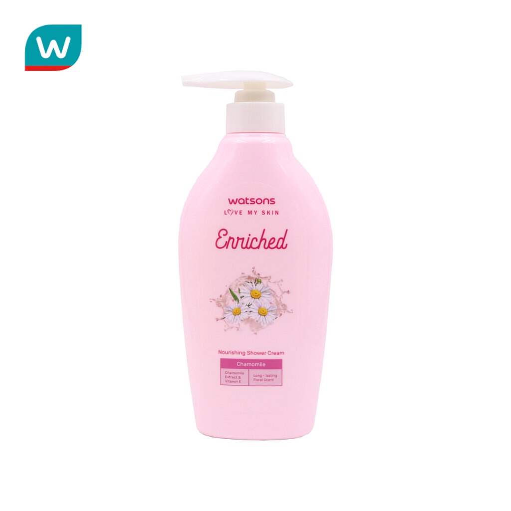 Watsons วัตสันเอนริชคาโมมายล์นูริชชิ่งชาวเวอร์ครีม 400มล.