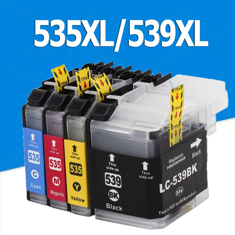 LC 535XL LC 539XL หมึก LC 535 LC 539 ดำ LC 535 XL LC 539 XL ตลับหมึก เข้ากันได้สำหรับ Brother DCP-J1