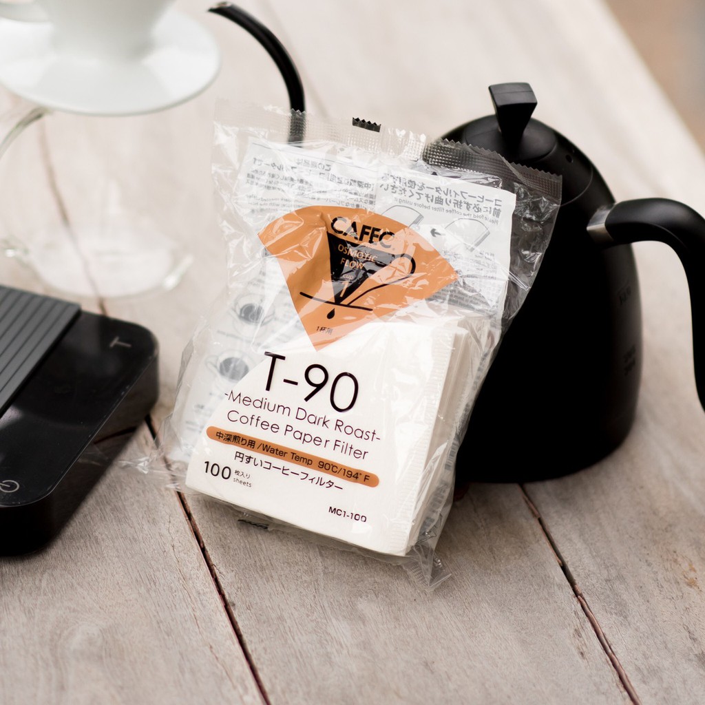 กระดาษกรองกาแฟ CAFEC T-90 Filter Paper บรรจุ 100 ชิ้น