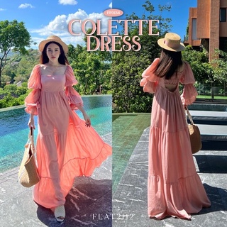 Flat2112 LE COLETTE DRESS สี Peach ของใหม่ New in Pack ค่ะ #flatff0134