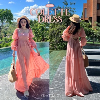 Flat2112 LE COLETTE DRESS สี Peach ของใหม่ New in Pack ค่ะ #flatff0134