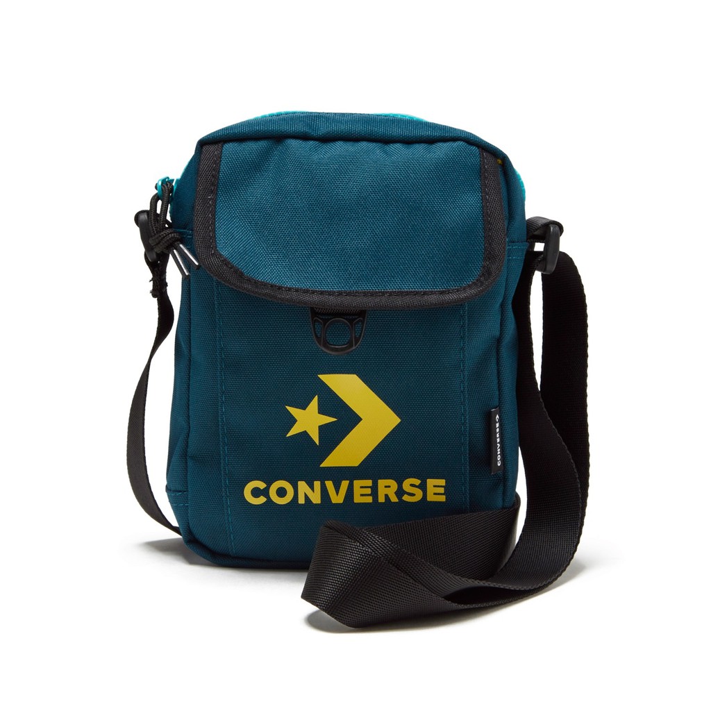 Converse New Star Chevron Mini Bag - Midnight Turquoise กระเป๋าสะพายข้าง คอนเวิร์ส แท้