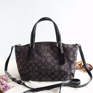 Coach F57830 พัดมินิผ้าขนาดกระทัดรัด