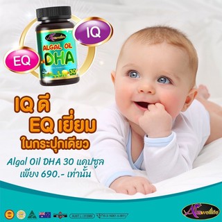 🟢 DHA ALGAL OIL 🟢 2ฟรี1 DHA 60 แคปซูล พัฒนาการสมองอัจฉริยะ