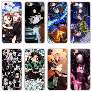 OPPO A39 A57 Reno 2 A12 A83 F5 F7 A73 Case TPU Soft Silicon Protecitve Shell Phone casing Cover Demon Slayer Anime