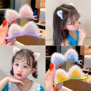 กิ๊บติดผมรูปหูแมวน่ารักสไตล์เกาหลีสําหรับเด็ก