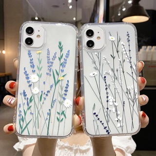 เคสโทรศัพท์มือถือ ซิลิโคนนิ่ม TPU ใส ลายดอกไม้ สําหรับ Samsung Galaxy S22 Ultra S20 FE S10 Plus Note 20 Ultra M51 M31 Prime F41 M21S M30S M11 M32 J7 Prime J6 J4