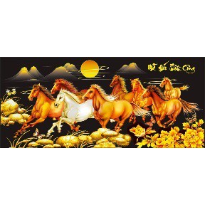 - MA DAI SUCCESS ภาพวาดปักครอสติช (ปักปิด) MN0064 MN0065 vs8162 (130x65)cm vs83(180x85)cm