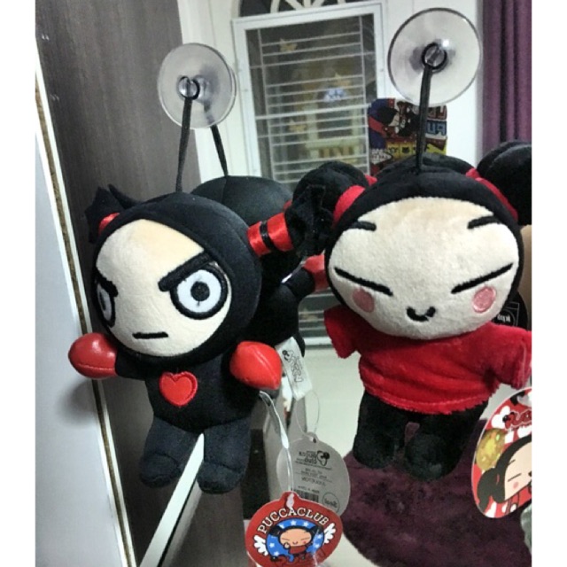 Pucca & Karu ชุดคู่ตุ๊กตาห้อยติดกระจก♥️