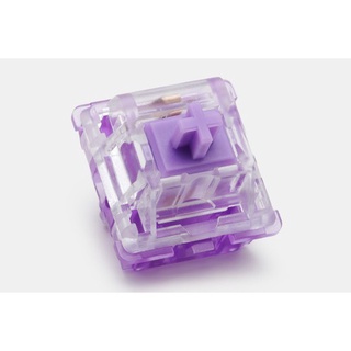 ♛▩(10 ตัว) สวิตช์ Everglide Crystal Purple Tactile Mechanical Switch 5 pin สำหรับ Mechanical Keyboard สวิตช์คีย์บอร์ด