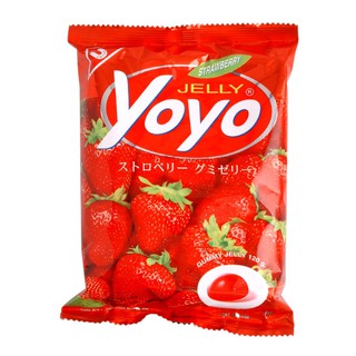 โยโย่กัมมี่สตรอเบอร์รี่ 80กรัม Yoyo Gummy Strawberry 80g.