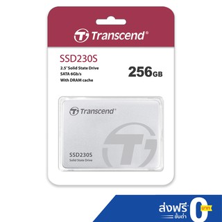 Transcend SSD230S 256GB SATA III รับประกัน 5 ปีหรือ**รับประกันไม่เกิน140 TBW **-มีใบกำกับภาษี-TS256GSSD230S