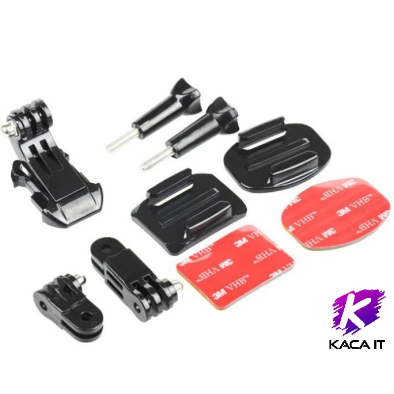 ชุดอุปกรณ์ ต่อกับหมวกกันน็อค OSMO Action / GoPro 8 7 / GoPro Max Helmet Motorcycle Adjustment Base Mount