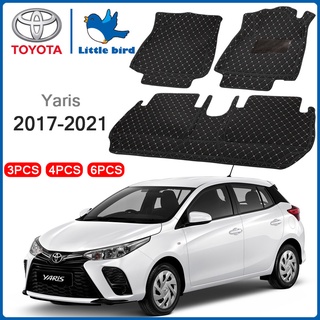 Little Bird พรมปูพื้นเข้ารูปรถยนต์ Toyota Yaris พรมปูพื้นรถยนต์ พรมรถยนต์ การรับประกันคืนสินค้าภายใน7วัน พรมรถยนต์