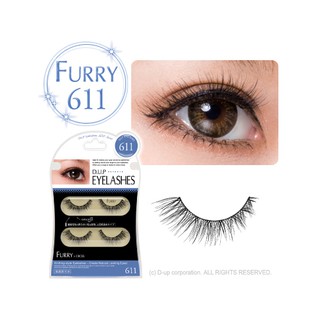 ✈ขนตาปลอม D.U.P EYELASHES FURR จำนวน 2 คู่ ขนตาปลอม ที่ทั้งสวยและนุ่มเป็นธรรมชาติ