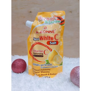 A Bonne Spa White C Salt 350g. เกลือสปาสูตรวิตามินซี