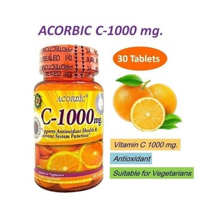 ของแท้.VITAMIN C-1000 mg.30เม็ด