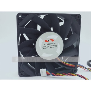 Cooling Fan kz14038b012u 12V 7.2A 14cm Fan for Whatsminer M21s M20s Fan Dual Ball Bearing High Speed