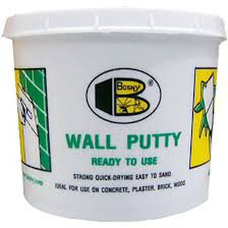 เคมีโป๊ว อุดโป๊ว BOSNY  สี ขาว WALL PUTTY ฉาบรองพื้นฝาผนัง