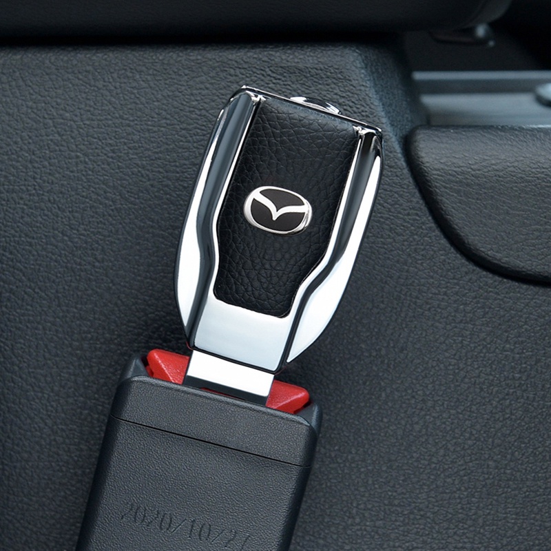 [1PC]Mazda เข็มขัดนิรภัยหัวเข็มขัด Extension Silencer Mazda 2 3 5 6 7 CX-3 CX-4 CX-5 CX-7 CX-9 Axela