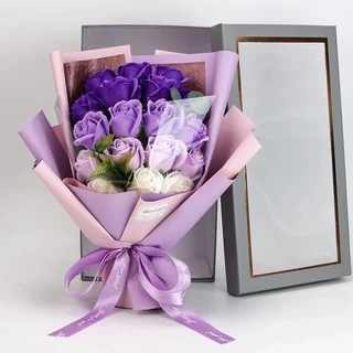 ดอกกุหลาบพร้อมกล่อง สวยหรู พร้อมส่ง