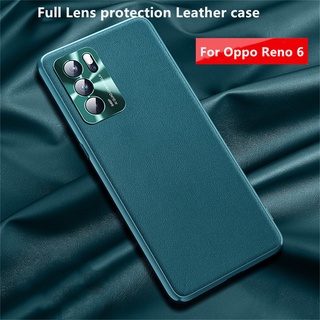 เคสโทรศัพท์มือถือหนังสีพื้นกันกระแทกสําหรับ Oppo Reno6Z 6Z 5G 5 6 Pro Plus 6Pro 5Pro Reno6Z Reno6Z Reno5 5G