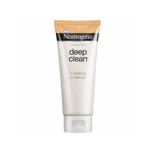 Neutrogena Deep Clean Cushion Foaming Cleanser นูโทรจีนา ดีพ คลีน คุชชั่น โฟมมิ่ง คลีนเซอร์ โฟมล้างหน้า 100ml.