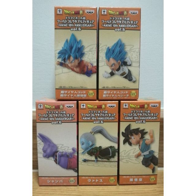 WCF DRAGONBALL Z World Collectable Figure ANIME30th ANNIVERARY~Vol.6