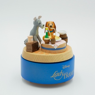 [ลิขสิทธิ์แท้!!] กล่องดนตรี Lady And The Tramp - Wooderful life