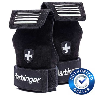 Harbinger ถุงมือฟิตเนส Lifting Grips (Black)