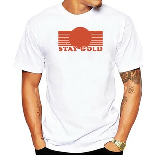 เสื้อยืดโอเวอร์ไซส์เสื้อยืด พิมพ์ลายภาพยนตร์ Stay Golds ยุค 80 สําหรับผู้ชายS-3XL