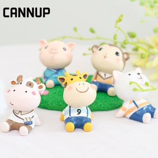 CANNUP ตุ๊กตาเรซิน ขนาดเล็ก สำหรับตกแต่งกระถางต้นไม้ บ้าน และสํานักงาน