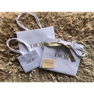 #แท้ 💯 ถุงกระดาษ Dior จากช็อปเค้าเตอร์เครื่องสำอางค์