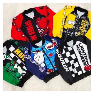 เสื้อเจ็ตเก็ตเด็กลายการ์ตูนสุดเท่ห์