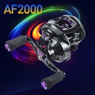 🎣AF2000 รอกตกปลาเบทคาสติ้ง 8KG ลาก 12+1BB 7.2:1 อัตราส่วน ระบบเบรกแม่เหล็กแกนม้วนโลหะ