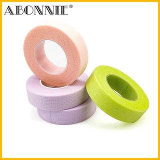 Abonnie เทปสี สําหรับต่อขนตา ผ้าไม่ทอ กาวติดขนตา ไม่ตกค้าง