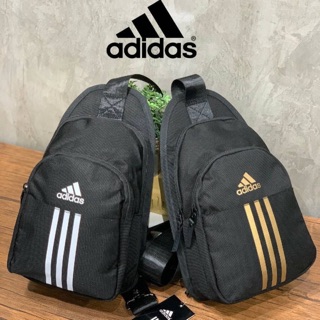 Adidas 3 stripes sport bag เป้สะพายหน้า / กระเป๋าสะพายคาดอก