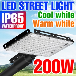 220V โคมไฟถนน 200W กันน้ำน้ำท่วมไฟ Led โคมไฟติดผนังกลางแจ้ง 100W สปอตไลท์สำหรับสวนสวน Street