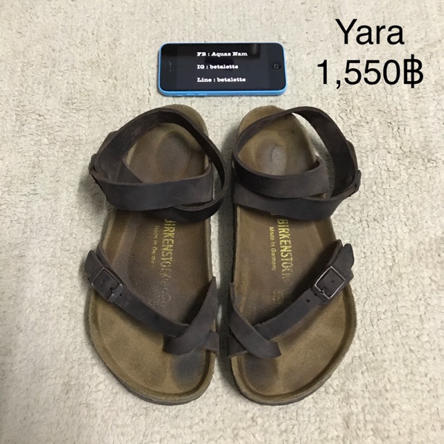 ส่งต่อ 👞 Birkenstock Yara 🌟 เบอร์36 มือสอง ของแท้ 💯