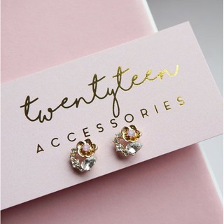 Twentyteen Flawless flower earrings ต่างหูมินิมอลลายดอกไม้