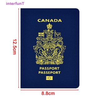 [InterfunT] Women Men Passport Holder Faux Leather Travel Passport Protector Cover Card Case Holder [NEW]