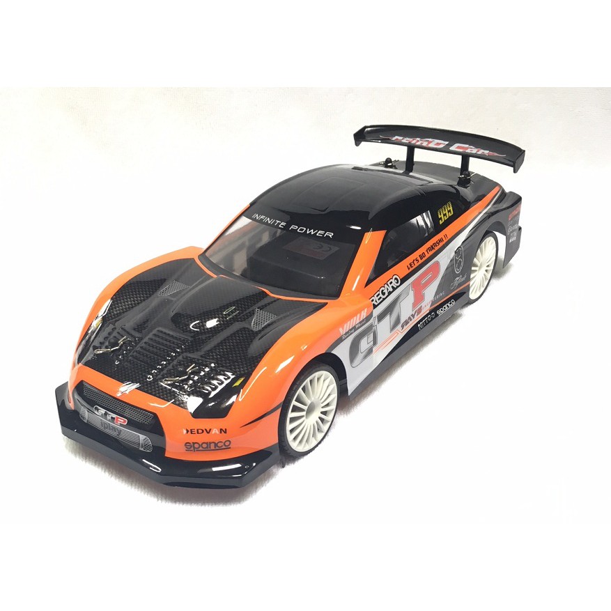 รถบังคับวิทยุ คลื่น 2.4Ghz Nissan Skyline R35 GTR รถทัวร์ริ่ง รถเก๋ง รถดริฟ สเกล 1:14 (สีส้ม)