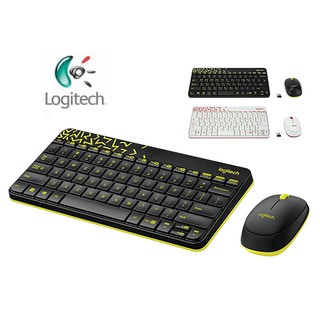 Logitech MK240 Nano Wireless Keyboard And Mouse Comboสีดำ แป้นภาษาไทย/อังกฤษ เมาส์และคีย์บอร์ด ไร้สาย